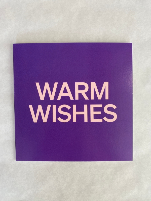 Warm Wishes card