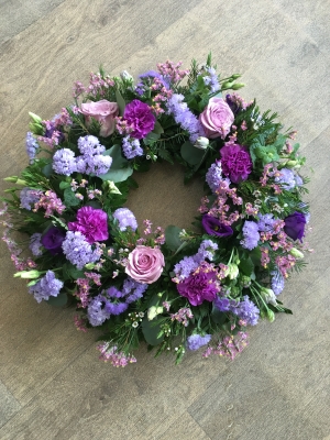 Lavender Wreath