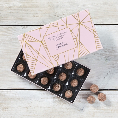 Salted Caramel Chocolate Truffles