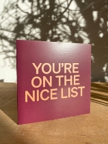Nice List Card
